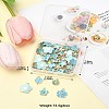 60Pcs 10 Styles Alloy Enamel Pendants FIND-CJ0002-33-9