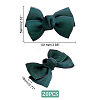Polyester Bowknot Shoe Decorations AJEW-WH0323-25B-3