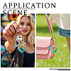 Heart with Butterfly Resin Keychains KEYC-TADJ0001-01B-5