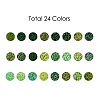 Green Series 600G 24 Colors K9 Glass Seed Beads SEED-JP0008-04-3mm-2