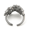 Star Zinc Alloy Open Cuff Ring LS-RJEW-Z048-01B-04-3