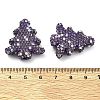Christmas Tree Polymer Clay Rhinestone Beads CLAY-NH0001-14C-4