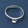 Adjustable Brass Pad Ring Setting KK-K414-01B-S-3