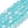 Crackle Glass Beads Strands GLAA-U001-8mm-08-1