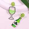 Creative Saint Patrick Style Acrylic Stud Earrings FS-WGAE93E-02-1