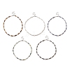 Natural Mixed Gemstone & Pearl & Crystal Rhinestone Beaded Necklace for Women NJEW-JN04209-1