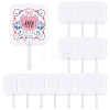 Fan Plastic Heat Transfer Blanks DIY-WH0580-53-1