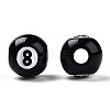 Spray Painted Acrylic Beads SACR-N009-05-2
