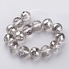 Electroplate Glass Bead Strands EGLA-J140-PL02-16mm-2