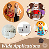 200Pcs 2-Hole Coconut Buttons COCO-GO0001-01-5