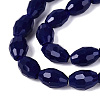 Opaque Solid Color Glass Beads Strands LS-GLAA-N071-01A-C09-3