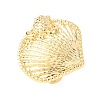 Ocean Brass Cuff Open Rings RJEW-Z129-01G-01-4