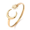 304 Stainless Steel Cuff Bangles for Women BJEW-Z157-01G-02-2