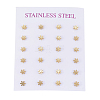 304 Stainless Steel Ear Studs EJEW-E225-01G-3