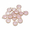 Natural Rose Quartz Pendants G-T073-01T-1
