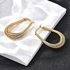 201 Stainless Steel Hoop Earrings EJEW-Q026-08G-3