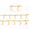 Handmade Brass Scalloped Bar Chains CHC-S012-098-4