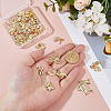 32Pcs 8 Styles Alloy Pendants FIND-HS0001-94-3
