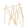 Brass Flat Head Pins KK-G331-11-0.7x55-2