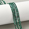 Natural Malachite Beads Strands G-G271-G01-1x1.5mm-1