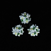 Luminous Polymer Clay Rhinestone Beads CLAY-U002-01F-3