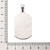 Ion Plating(IP) 304 Stainless Steel Pendants STAS-Z095-03PG-3