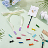 26Pcs 13 Colors Iron Ribbon Crimp Ends FIND-AR0006-13-4