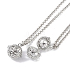 Brass Pendant Necklaces NJEW-G089-15E-P-1