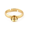 Brass Adjustable Ring Settings KK-A272-01A-G-2