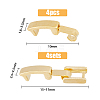 SUPERFINDINGS 7 Styles Eco-Friendly Brass Watch Band Clasps KK-FH0005-22-2