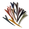 10Pcs Plastic Alligator Hair Clips PW-WG816BF-01-3