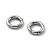 304 Stainless Steel Spring Gate Clasp Findings STAS-B082-05C-P-2