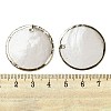 Natural Capiz Shell Pendants BSHE-Z005-09-3