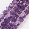 Natural Amethyst Beads Strands G-F568-027-10mm-1