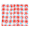Bowknot & Tartan Pattern Cotton Fabric DIY-WH0890-31A-1