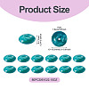 80Pcs 61G Acrylic Imitation Gemstone Beads MACR-TADJ0001-10F-3