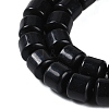 Natural Black Obsidian Beads Strands G-L604-E05-01-4