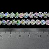 Electroplate Glass Beads EGLA-L018-B-AB04-2