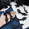 Gorgecraft 40Pcs Imitation Leather Evil Wings Ornament Accessories DIY-GF0008-82B-3