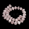 Natural Rose Quartz Beads Strands GG-CBAC18C-A02-02-5