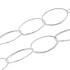 304 Stainless Steel Oval Link Chains CHS-C018-01A-P-1
