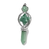 Natural Green Aventurine Big Pendants G-I322-07P-01-2