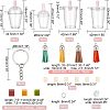 Olycraft DIY Cup Charm Keychain Making Kit DIY-OC0009-31-2