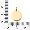 Twelve Constellations 304 Stainless Steel Enamel Pendants STAS-A148-01G-12-3