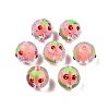 Transparent Acrylic Enamel Beads TACR-G040-01F-3