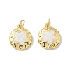 Brass Enamel Charms KK-P325-29G-2