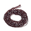 Electroplate Transparent Glass Beads Strands LS-EGLA-A035-T3mm-A13-2