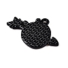 Spray Painted Alloy Enamel Pendants ENAM-T020-24-RS-2
