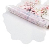 10Pcs 10 Styles Flower Tree Waterproof PET Stickers DIY-G121-03F-4