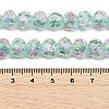 Handmade Foil Lampwork Beads Strands FOIL-S136-001G-4